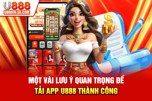 Tải App U888 Về Máy, Chơi Game Mọi Lúc Mọi Nơi % Một vài lưu ý quan trọng để tải app U888 thành công